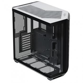 Caja PC ATX APNX V1 Semitorre Doble Cámara Cristal Templado 10 Ventiladores Negra/Blanca