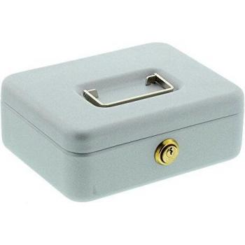Caja de efectivo Burg Wächter Universa-CKS 207 205x160x75 mm color plata con cerradura de seguridad