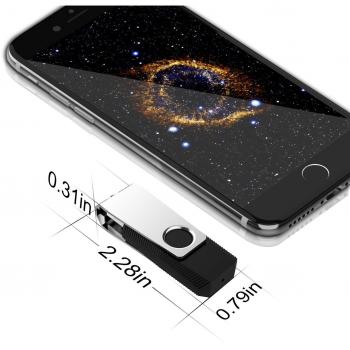 TOPESEL Memoria USB 16GB, 3 Unidades, Flash Drives Llave USB 2.0 Pendrives, Negro, Azul, Rojo