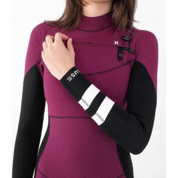 Traje de Neopreno Completo 2.4 3/2mm para Mujeres - Plus | Frambuesa | Talla 4