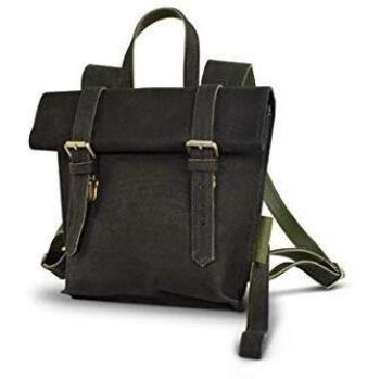 Laauw Madrid Mini Tribunal Canvas Black Rugzak 8719325369762