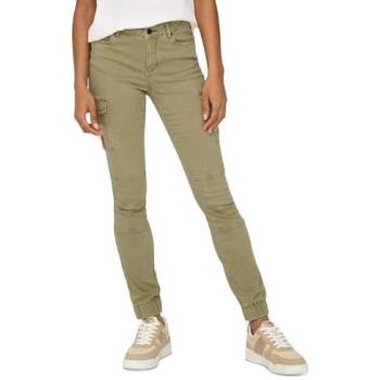Pantalón Cargo de Mujer ONLY con Bolsillos Laterales y Corte Regular Ankle Elmwood 40