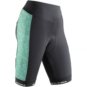 Altura Womens Peloton Progel Corto, Mujer, Color Aquamarine/Black, tamaño 10