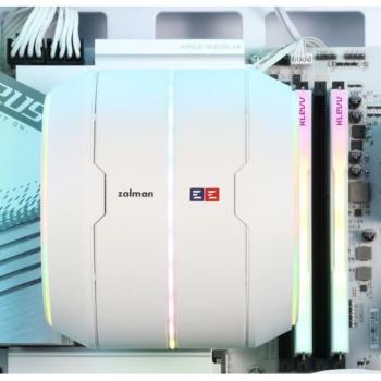 Enfriador de CPU ARGB Zalman ZET5 Doble Torre 120mm Blanco 220W TDP