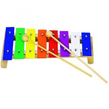 Xilófono de Madera Goki para Niños, 8 Notas, 26.5 cm, A partir de 3 años