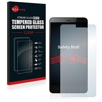 savvies Protector Cristal Templado Compatible con Xiaomi Redmi Note 3 Protector Pantalla Vidrio, Protección 9H, Pelicula Anti-Huellas