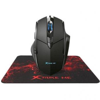 Xtrike Me GMP-292 Combo Ratón Óptico Gaming 3600DPI + Alfombrilla