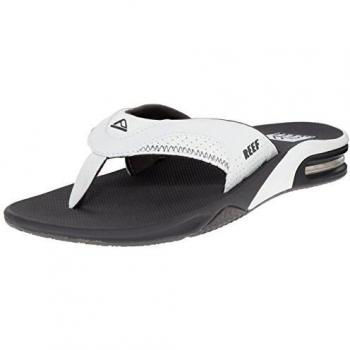 Reef Fanning Men's Grey Flip-Flops with Arch Support
