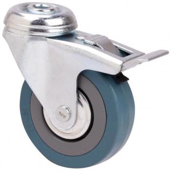 Rueda giratoria con freno y soporte - Serie 310-310 Alex
