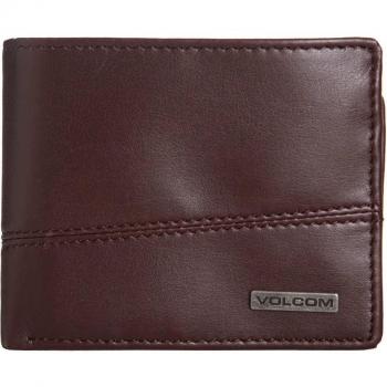 Volcom Split Stone - Cartera para hombre, color marrón, talla única