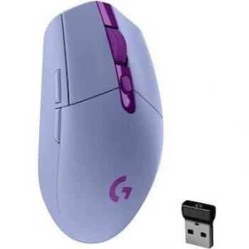 Logitech G305 Mouse Gaming Inalámbrica 12000 DPI, 6 Botones Programables, Conexión LIGHTSPEED, Color Lila