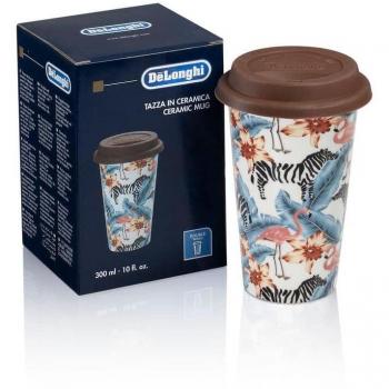 Taza térmica De'Longhi DLSC067 con diseño de animales, cerámica 0.3 l