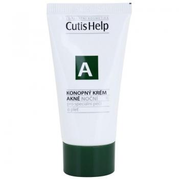 CutisHelp Health Care A - Acne Night Cream with Hemp for Problem Skin, Acne 30 ml