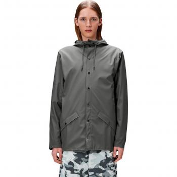 Rains Jacket - Grey, Men's Rain Jacket, Size: XL, Color: Grey