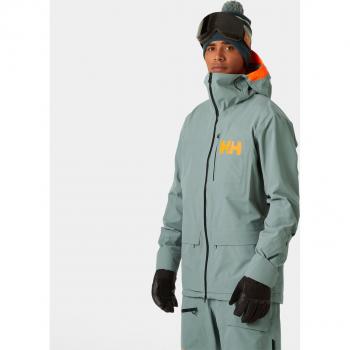 Helly Hansen Ridge Infinity Shell Ski Jacket for Men - Green 2XL