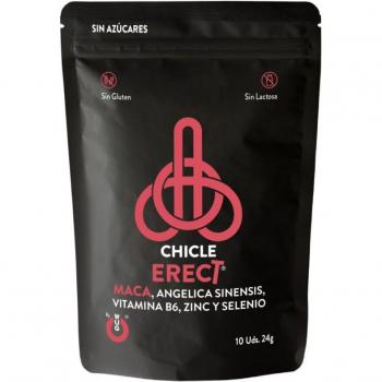 Wug Gum Erect 10 und Chicle Potenciador de la Erección - Paquete de 10 unidades