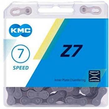 KMC Cadena z7 114 eslabones 6/7v. Gris/Marron