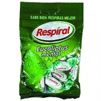 Respiral - Caramelo mentol refrescante - 150 g - , Pack de 6