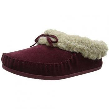 FitFlopThe Cuddler Snugmoc - Zapatillas de estar por casa mujer, - 243 Hot Cherry, 37 1/3