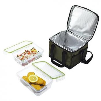 Jata Hogar Take Away Bolsa térmica Porta Alimentos, Verde Oscuro, 0 cm