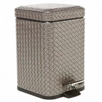 Gedy - Papelera Cuadrada.3L Marrakech Plata