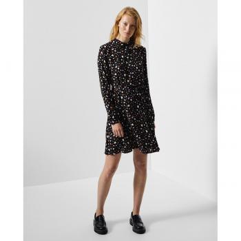Vestido midi camisero con lazo de Selected Femme