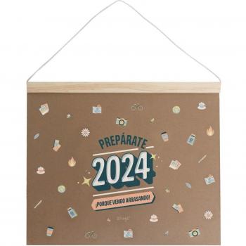 Calendario de Pared 2024 Mr. Wonderful Prepárate, ¡porque vengo arrasando!