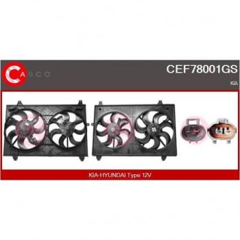 Motor eléctrico ventilador radiador CASCO CEF78001GS