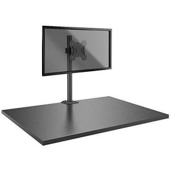 LINDY Single Display Short Bracket with Pole and Desk Clamp