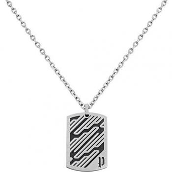 Police Colgante Collar para Hombre Acero Inoxidable