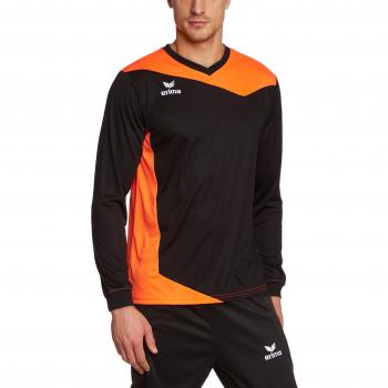 erima Trikot Glasgow La - Top de manga larga de running para hombre, color negro, talla S