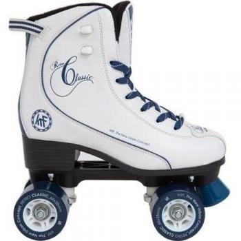 KRF Retro Classic Pph - Patines en paralelo, color blanco, talla 39
