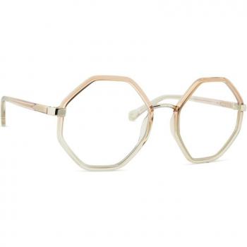 Gafas de Sol Chloé CH0132O Unisex Acetato Naranja Ópticas Achteckig 53mm/20mm/140mm
