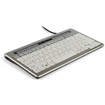 Bakker Elkhuizen S-Board 840 Design Teclado francés, Plata