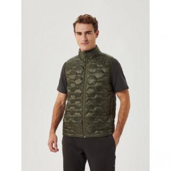 Björn Borg Lightweight Insulated Green Down Vest, Size S