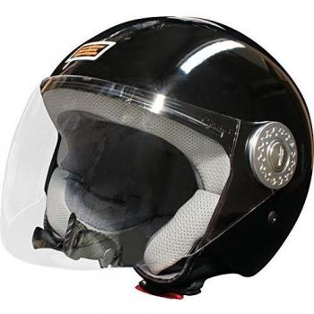 Origine Helmets Ecco Casco Jet, Negro, XL
