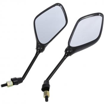 SODIAL(R) 2 x Espejo Retrovisor Mirror Lateral Vista Posterior para Motos