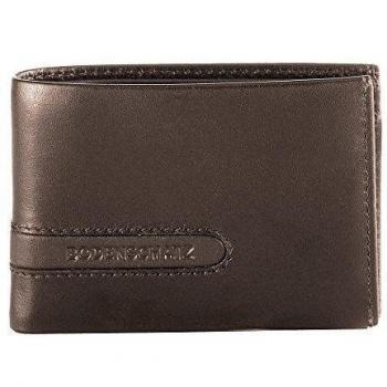 Bodenschatz Catania - Monedero de cuero hombre, color marrón, talla 10x7x2 cm