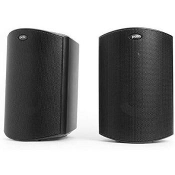 Polk Audio Atrium 4 Altavoces de Exterior Alámbricos, 80W, Color Negro