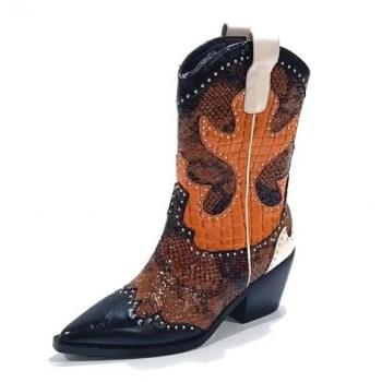 Botines Noa Harmon mujer Lil Rosario 9772-M50 multi marrón, talla 38
