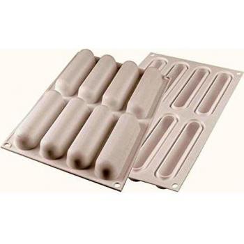 Silikomart FINGERS 75 - STAMPO IN SILICONE 130X27 H 27 MM + 10 VASSOI + CUTTER