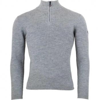 Peak Mountain Ciotat Men's Grey Turtleneck Sweater