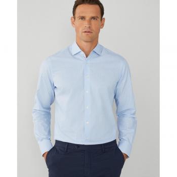 Hackett London - Camisa Blue Stripe Eng Strip azul
