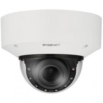 Cámara de seguridad IP Dome Hanwha XND-C7083RV 4MP AI IR para interior y exterior, 2592 x 1520 píxeles, vandalismo protegido