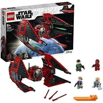 LEGO Star Wars - Caza TIE del Mayor Vonreg, juguete de construcción de Nave Espacial para recrear las Aventuras de La Guerra de las Galaxias , Incluye Minifiguras de Personajes de la Saga