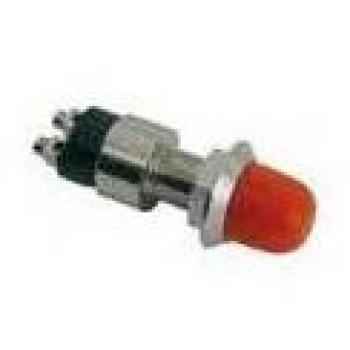 Interruptor de Botón Pulsador Impermeable Euromarine Plata/Rojo 30 A Unisex