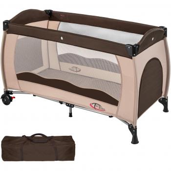 TecTake Cuna de viaje bebe plegable con bolsa de transporte - disponible en diferentes colores -