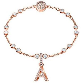 Swarovski Remix Collection Rose Gold Charm P with Crystals