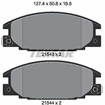 Juego de pastillas de freno TEXTAR 2154302 para disco, con avisador sonoro de desgaste, compatible con OPEL e ISUZU