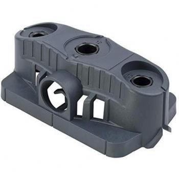 Wolfcraft 4686000 guía para taladrar móvil cilíndricas, Brocas Forstner y portapuntas Pack 1